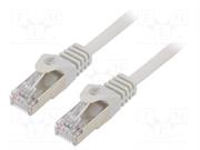 TECHMADE CAVO DI RETE CAT6 DA 5MT GRIGIO