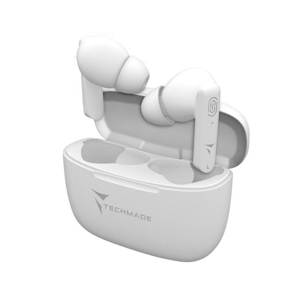 TECHMADE EARBUDS AURICOLARI WHITE