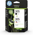 HP COMBO PACK INK N.305 BLACK + TRICROMIA