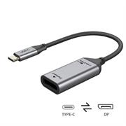 CAVO CABLETIME DA USB-C A DP 4K60HZ COXIAL ADAPTER GREY 0.2M