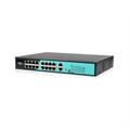 SWITCH 16*POE 10/100M+2*UPLINK GIGABIT 200W VLAN 250M