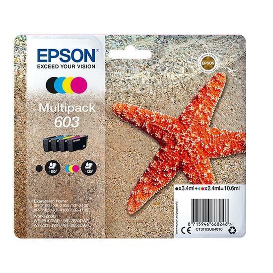 EPSON MULTIPACK 603 BK-C-M-Y PER WF2810 2830