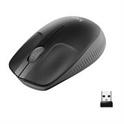 LOGITECH MOUSE M190 WIRELESS BLACK