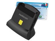 LETTORE SMART CARD MEDIACOM USB 2.0 + MICRO SD/SD MMC